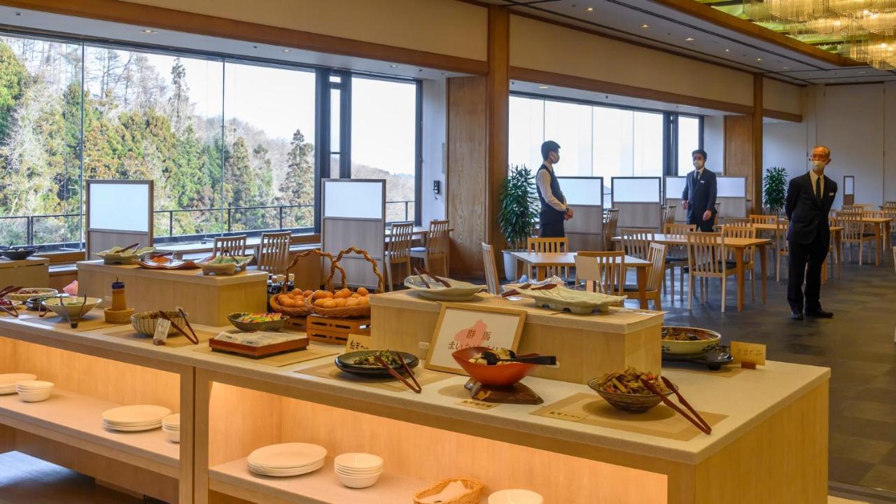 Fukuichi Hotel Shibukawa Bagian luar foto