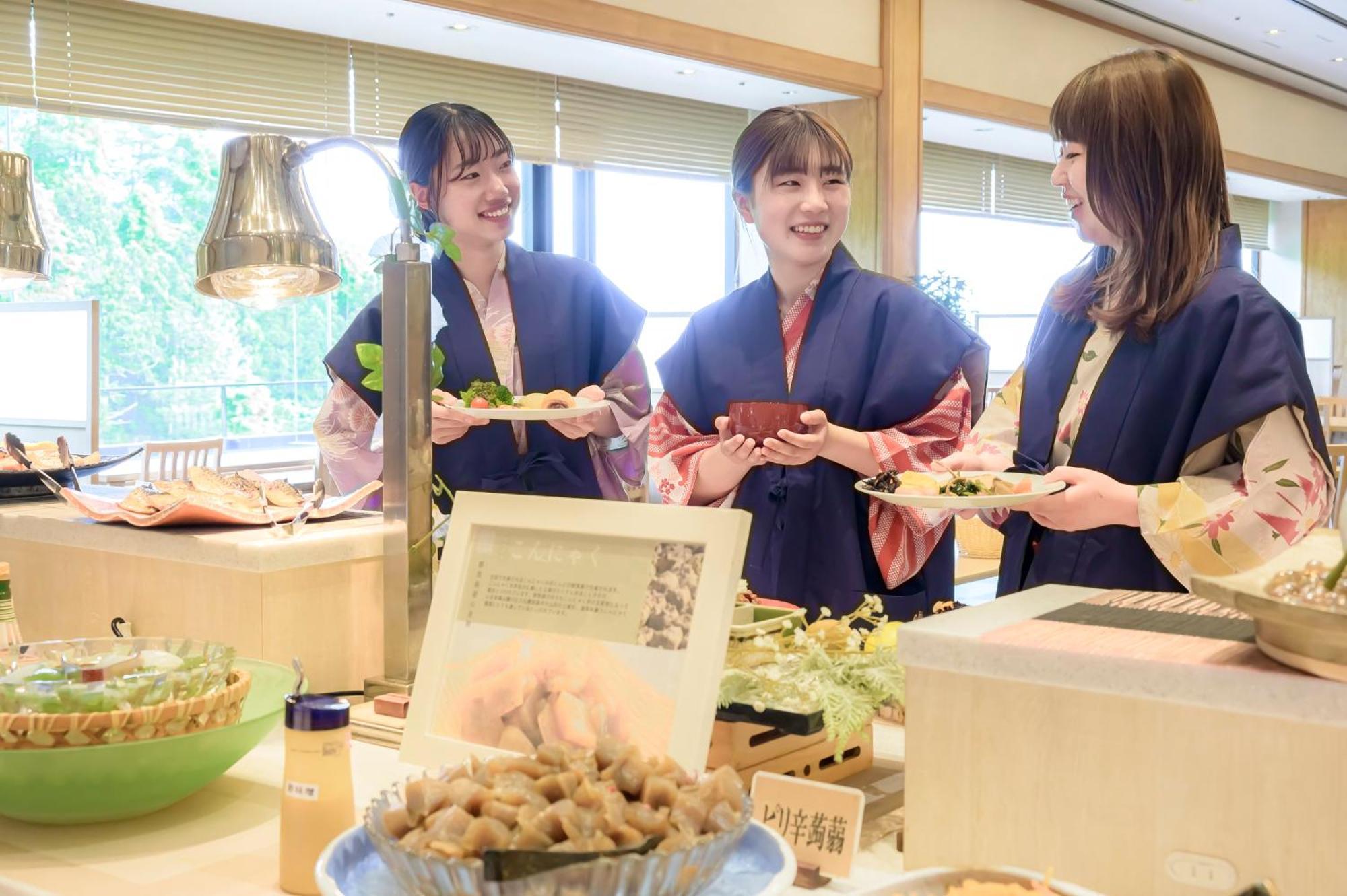 Fukuichi Hotel Shibukawa Bagian luar foto