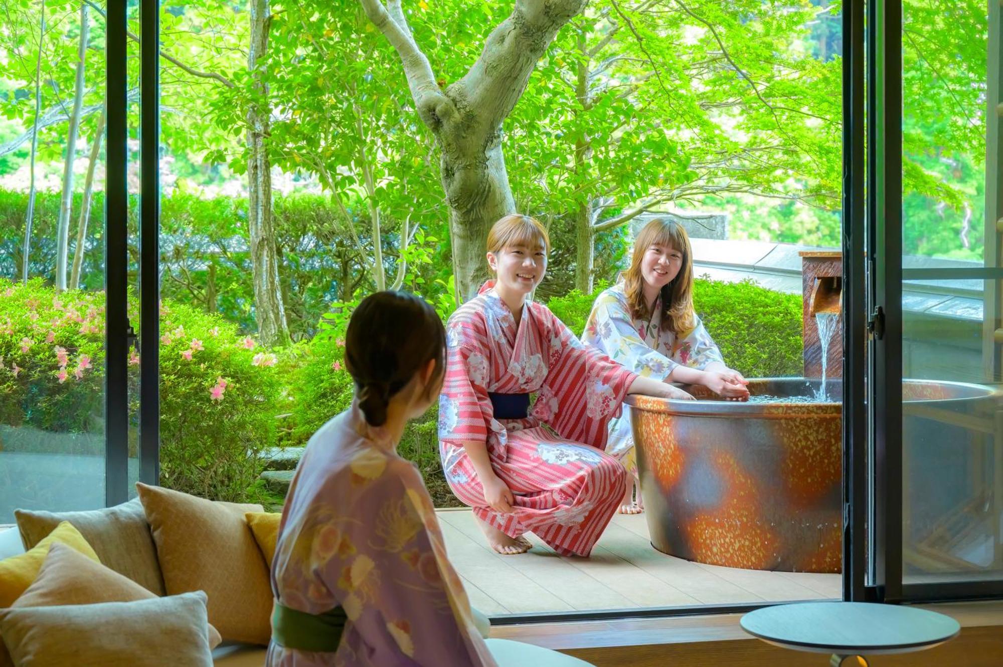 Fukuichi Hotel Shibukawa Bagian luar foto