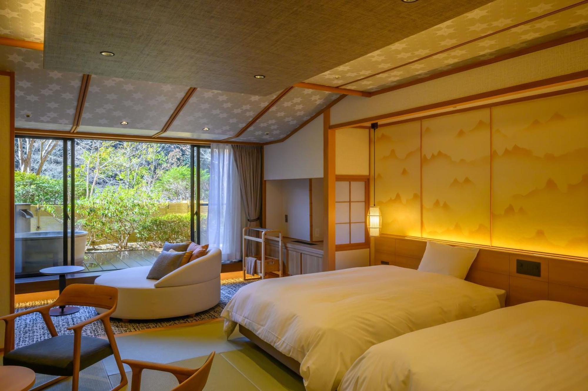 Fukuichi Hotel Shibukawa Bagian luar foto