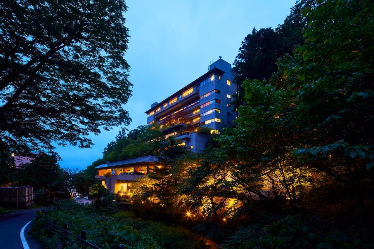 Fukuichi Hotel Shibukawa Bagian luar foto