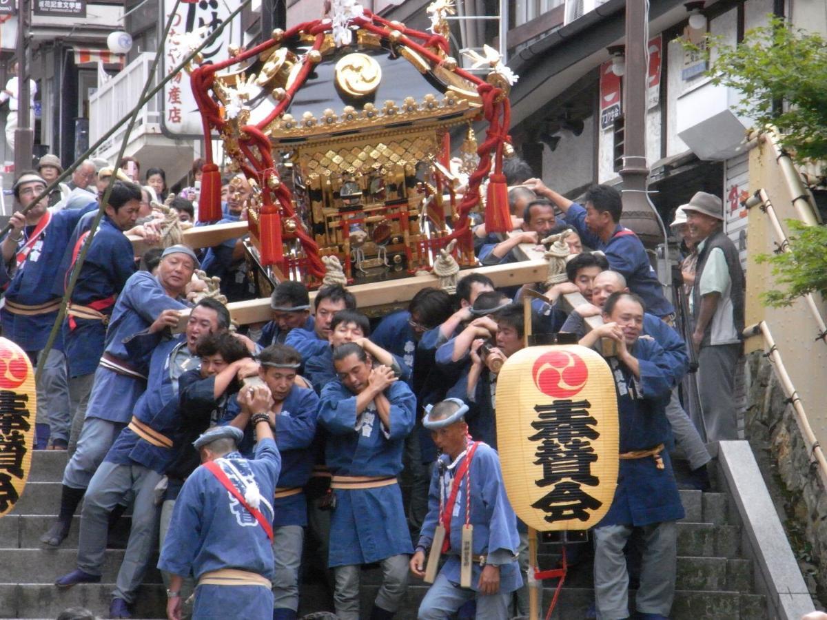 Fukuichi Hotel Shibukawa Bagian luar foto